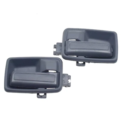 LEFT & RIGHT Inner Door Handle Grey For Isuzu 1988-1995 PICKUP 1984-1991 Trooper - Image 1 of 4