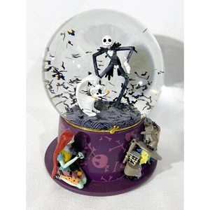 Globo de nieve esculpido Jack & Friends Pesadilla antes de Navidad de los parques Disney WDW - Imagen 1 de 11