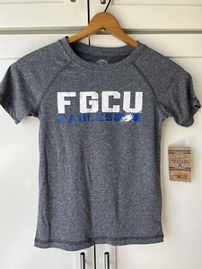Florida Gulf Coast Eagles FGCU Youth T-Shirt XS 4/5 Rivalry Threads Drifit NWT - Picture 1 of 8