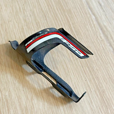 FSA K-Force Carbon Fiber  140mm tall, 80mm wide Black Water Bottle Cage A1 - Image 1 of 4