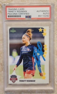 Tarjeta Parkside Premier 2021 firmada por Trinity Rodman con PSA/ADN certificado de autenticidad losa novato radiocontrol 2 - Imagen 1 de 2