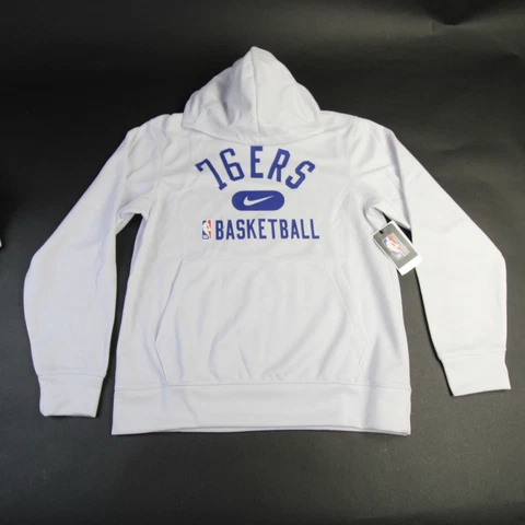 Philadelphia 76ers Nike NBA Authentics Dri-Fit Sweatshirt Men's Light Gray New Cover