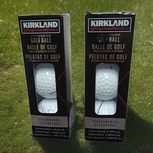 Kirkland Signature Three-Piece Golf Ball Performance Plus Urethane Cover 6 Balls - Picture 1 of 4