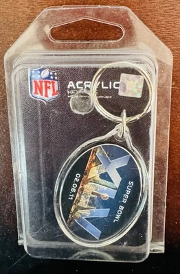 SUPER BOWL 45 XLV Key Chain NFL Football NEW (Green Bay vs Pittsburgh) - Image 1 of 4