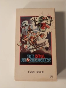 The Real Ghostbusters Knock Knock VHS Cartoon 1984 Tested and Working  - Imagen 1 de 2