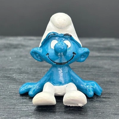 Pitufos 20026 Sentado Pitufo Cuidador De Colección Schleich Peyo Figura PVC Figura 1979 Juguete Foto 1 de 4