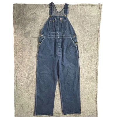 Dickies Dungarees мужской размер 44 x 32 синий нагрудник комбинезон джинсовой ткани работы износ плотник - Изображение 1 из 4