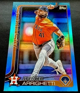 2024 Topps Series 2 Spencer Arrivhetti Blue Refractor /150 - Bild 1 von 3