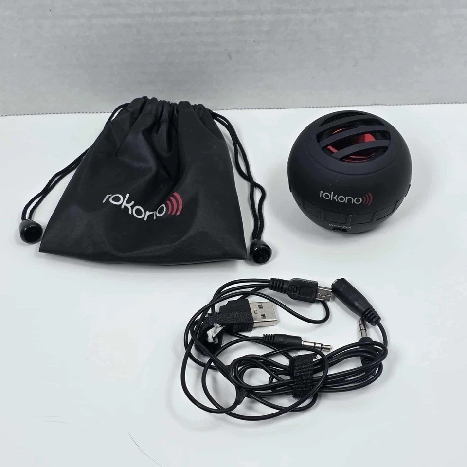 Bajo ROKONO + Mini Altavoz para iPhone/iPad/iPod/Reproductor de MP3/Portátil/Dispositivos de Juego Foto 1 de 4