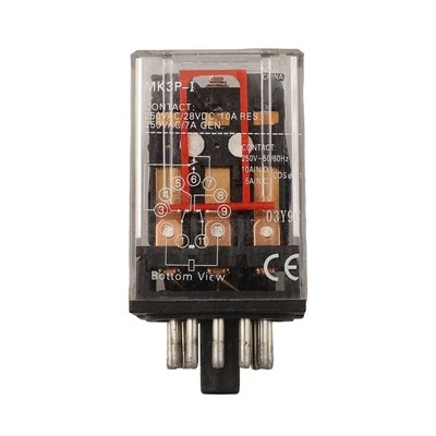 Reliable MK3P I Small Intermediate Relay 12V DC Coil 11 Pin Socket 10A Contact