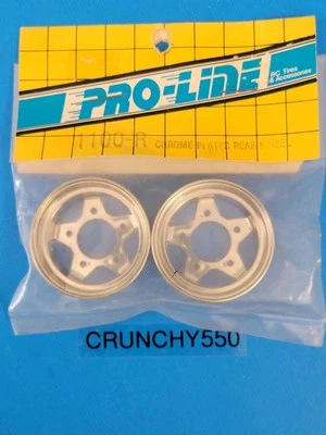 Proline 1.5" Tamiya Rear Wheel Covers 1100-R Grasshopper Hornet  SRB Vintage - Image 1 of 4