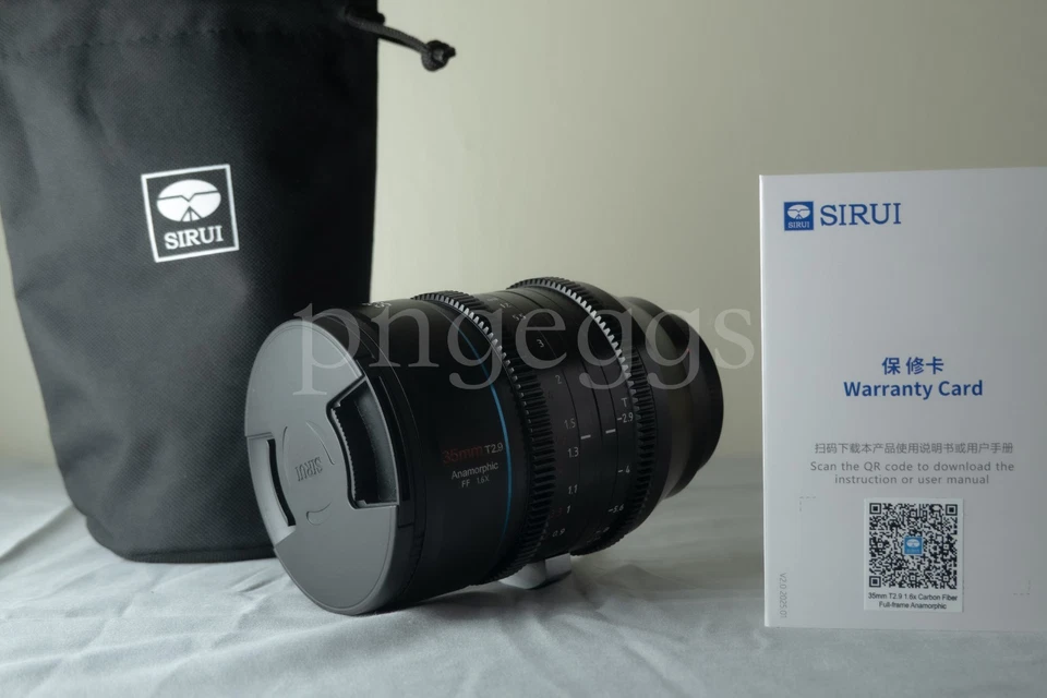 完好 Sirui 35 毫米 T2.9 1.6x 全画幅变形镜头(佳能 RF)带盒 #41857 — 第 1/4 张图片