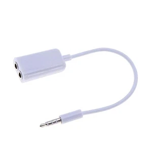 3,5-mm-Audiokabeladapter, AUX-Stereo-Splitter, 3,5-mm-Stecker Auf 2-Port-Buchse - Afbeelding 1 van 7