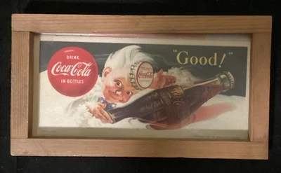 Coca-Cola Sprite Boy Advertisement - Framed Photo 8.5” x 5” - German - @B2 - Image 1 of 4