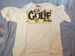 DAVIDSON'S OF BERMUDA ISLAND GOLF MEDIUM BAUMWOLLE T-SHIRT - Bild 1 von 3