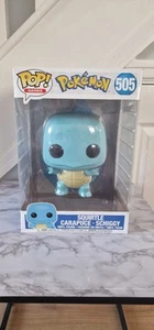 Funko Pop 505 Vinyl Figure Pokemon Squirtle 10" Jumbo - Picture 1 of 6