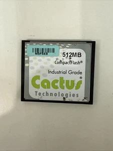 Cactus KC512MR-303-86 512 MB Compact Flash Industrial Grade - Picture 1 of 3
