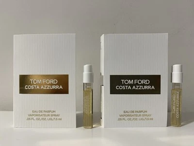 2 Tom Ford Costa Azzurra eau de parfum EDP muestra spray vial - 0,05 oz / 1,5 ml Foto 1 de 3