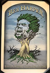 EMEK Ben Harper 2006 Gorge POSTER DELL'ANNO #/250 Sasquatch firmato raro GAN - Foto 1 di 3