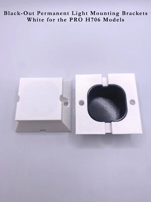 3D PRINTED DESIGNED BY KATT SHOP 3D PRINTING Blackout Brackets designed for Govee Permanent Outdoor Lights PRO H706.