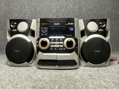 Philips Retro 🎶 FWM355 3‑CD Changer Stereo – 80 W RMS, MP3, Bass Boost - Image 1 of 4