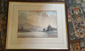 'Acuarela enmarcada Ivan Taylor - 'Langdale Pikes' - Imagen 1 de 11