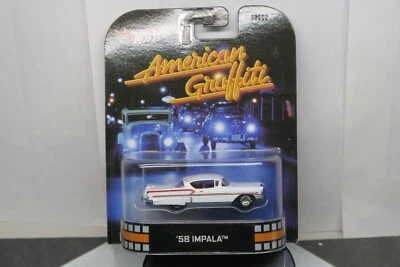 2013 Hot Wheels Retro Entertainment American Graffiti '58 Chevy Impala! ¡Con RR'S! Foto 1 de 4