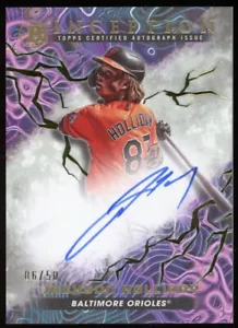 Jackson Holliday 2023 Bowman Inception Auto #d/50 Primordial Prospect Orioles - Foto 1 di 2
