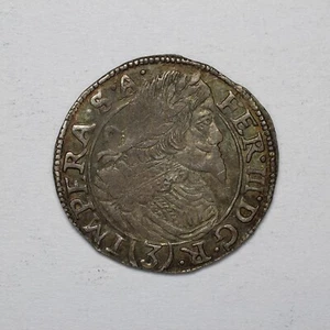 1643 Austria Plata 3 Cruceros, Fernando III KM837 - Imagen 1 de 3