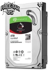 90%NEW Seagate IronWolf ST4000VN008 4TB 3.5" SATA 64MB 5900RPM NAS Hard Drive - Picture 1 of 3