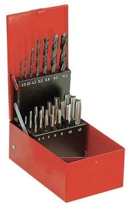 Facom 227.SJ2A Cobalt Tap and HSS Drill Bit Set. M3 - M12. - Picture 1 of 1