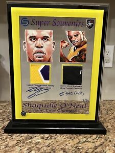 Shaquille O'Neal Autographed Game Used 1996-97 Jersey Patch Sneaker Lakers Shaq
