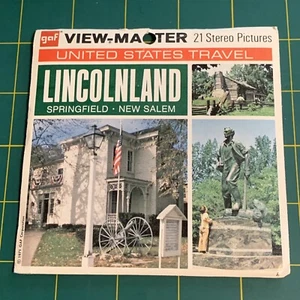 View Master A557, Lincolnland, Springfield-New Salem, GAF, US Travel, 3 Reel Set - Picture 1 of 6