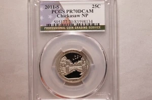 2011-S CHICKASAW NP QUARTER GRADED PCGS PR70DCAM - Bild 1 von 4