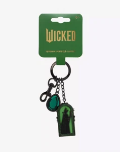 Loungefly WICKED Movie Musical Elphaba Key Chain Set (Officially Licensed) - Picture 1 of 2