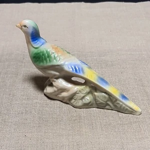 Figura de cerámica vintage, Mongolia-60 e pájaro. - Imagen 1 de 12