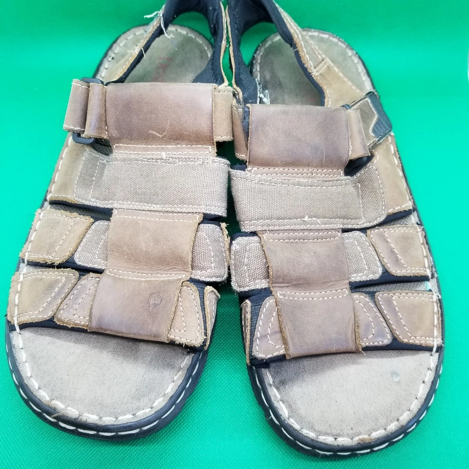 DEXTER Hombre Talla 12 CONFORT TUCSON FISHERMAN SANDALIA MARRÓN ESPUMA VISCOELÁSTICA ACOLCHADA Foto 1 de 4