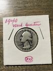 1940-P Washington Silver 25c Quarter Nice Circulated Coin