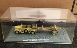 RARE MILITARY TANK TANK 1/72e KFZ 15 HORCH + FH 18M KURSK 1943 - Picture 1 of 1