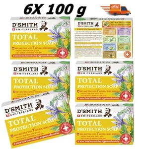 6X D'SMITH Soap Anti-Bacterial Natural Herbs Reduces Acne Rashy Refresh Skin 100 - Picture 1 of 8