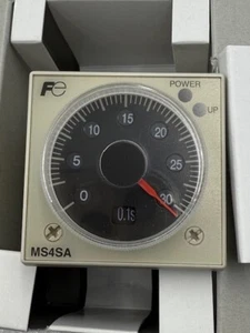 Fuji Electric MS4SA-AP 100-240VAC 0.6s to 60h Analog Super Timer New in Box - Picture 1 of 13
