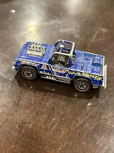 Vintage 1973 Hot Wheels Redline Baja Bruiser Ford F100 Diecast Blue Hong Kong - Picture 1 of 6
