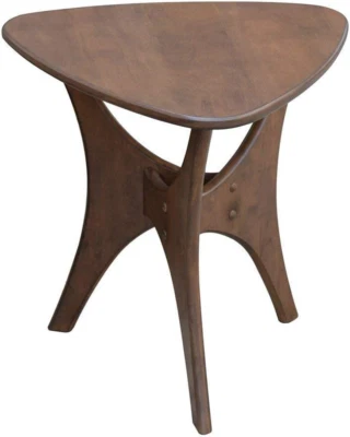 Blaze Accent Tables - Wood Side Table - Pecan, Mid-Century Modern Style End Tabl - Image 1 of 4