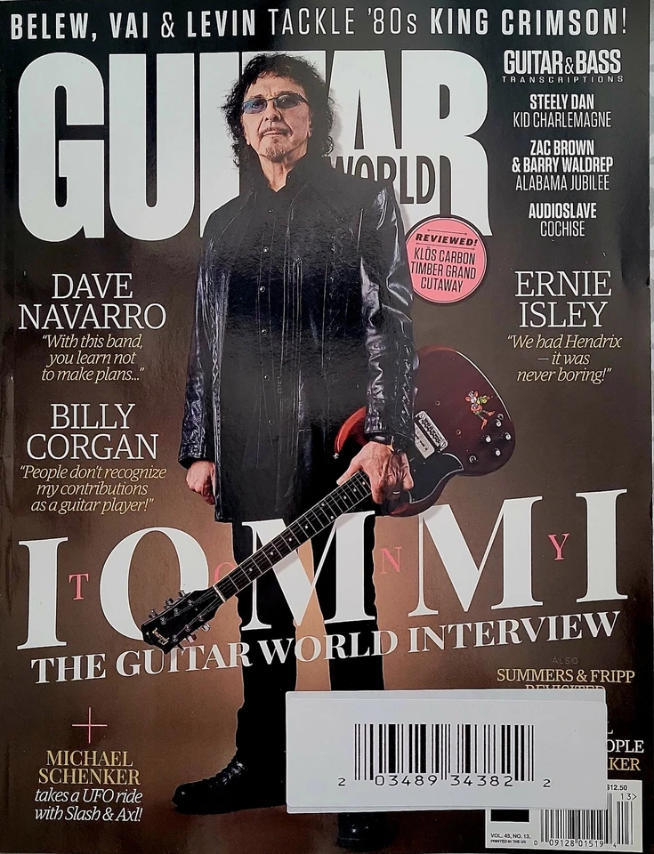Guitar World Magazine Special Holiday 2024 issue Tony Iommi Black Sabbath Foto 1 de 4