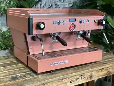 LA MARZOCCO LINEA PB 2 GRUPOS CAFETERA ESPRESSO ROSA POLVO CUSTOM COMMERCIA - Imagen 1 de 4