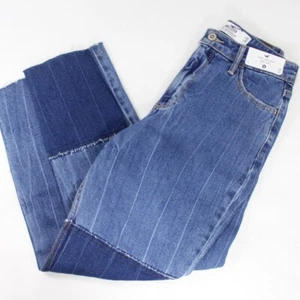 Hollister Womens Solid Blue Denim Curvy High Rise Mom Jeans Size 1S NWOT W25 L25 - Picture 1 of 8