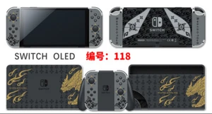 Vinyl Decal Skin Sticker Protector for Nintendo Switch OLED Monster Hunter Rise - Picture 1 of 1