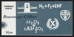 France 1986 Famous Men booklet Sc# B579a NH - Picture 1 of 1