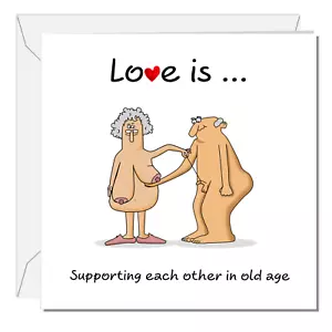Funny Birthday Card 40th 50th 60th Anniversary Wife Husband Mum Dad Grandmother - Picture 1 of 7