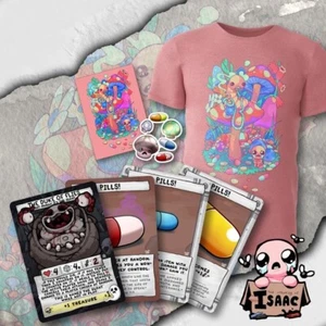 NEW Unboxing Binding of Isaac in Wonderland Box X-Large T-Shirt Promo Cards - Picture 1 of 5